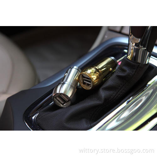 Dual USB Car Charger for Mobile Devices